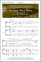 To Sing Once More SATB choral sheet music cover